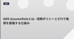 AWS AssumeRoleとは—信頼ポリシーとSTSで権限を委譲する仕組み | mohablog